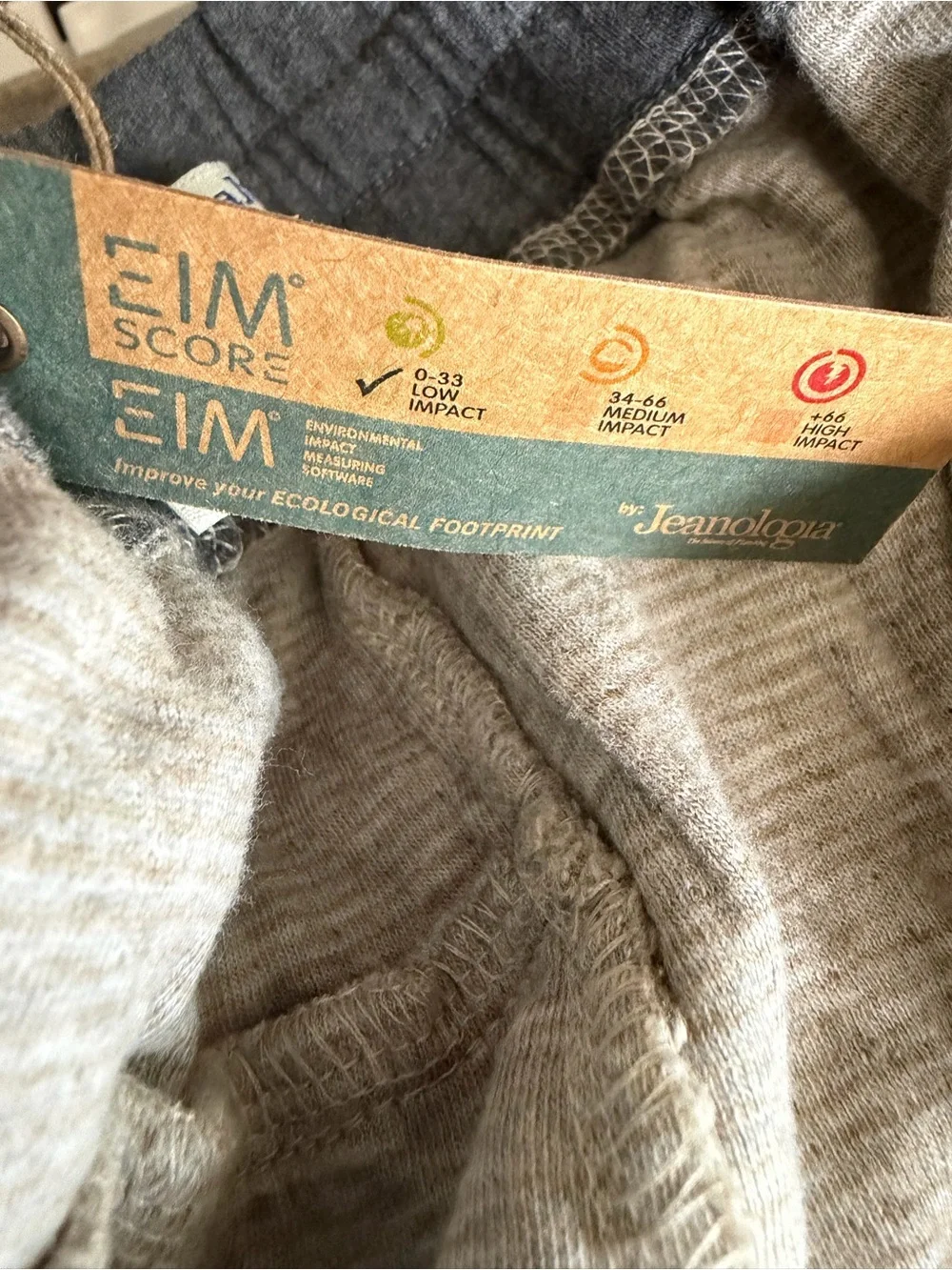 Carbon 2 Colbalt Men's Knit Drawstring lounge Pants Tan oatmeal gray Large New